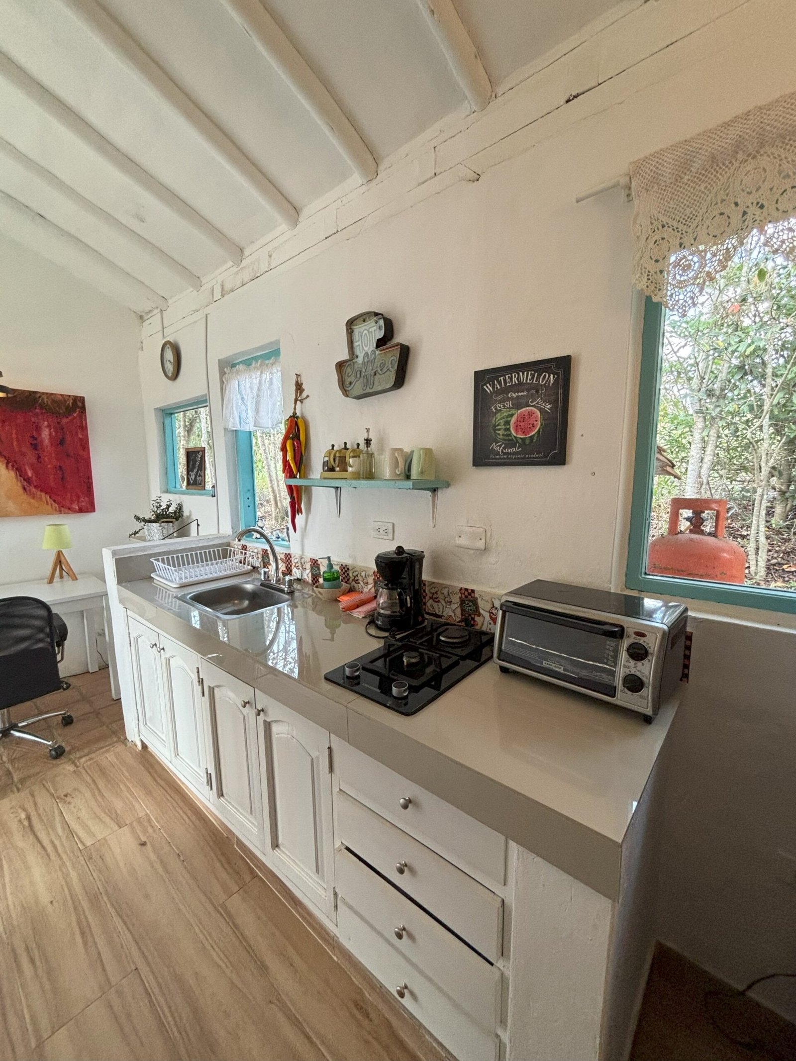 Cocina totalmente dotada.