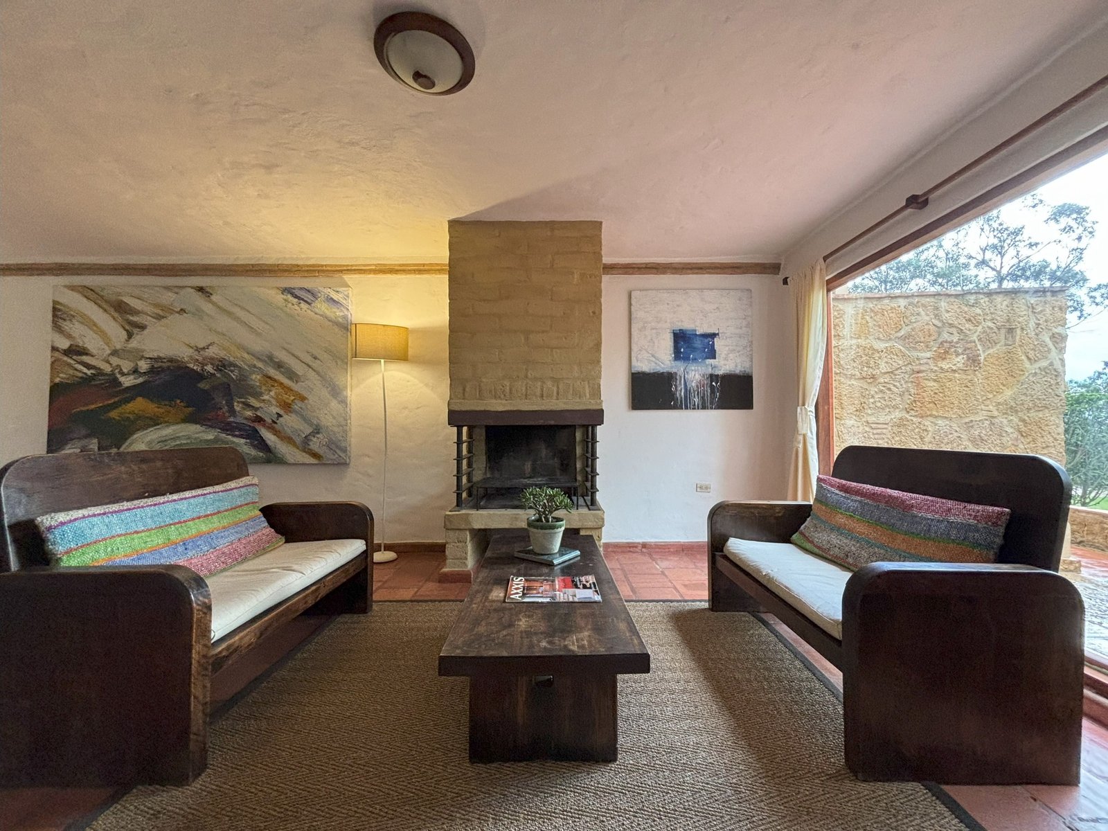 Sala apartamento tierra en La Leyenda, Villa de Leyva