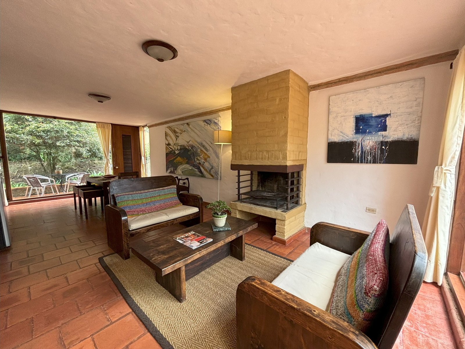 Sala apartamento tierra en La Leyenda, Villa de Leyva