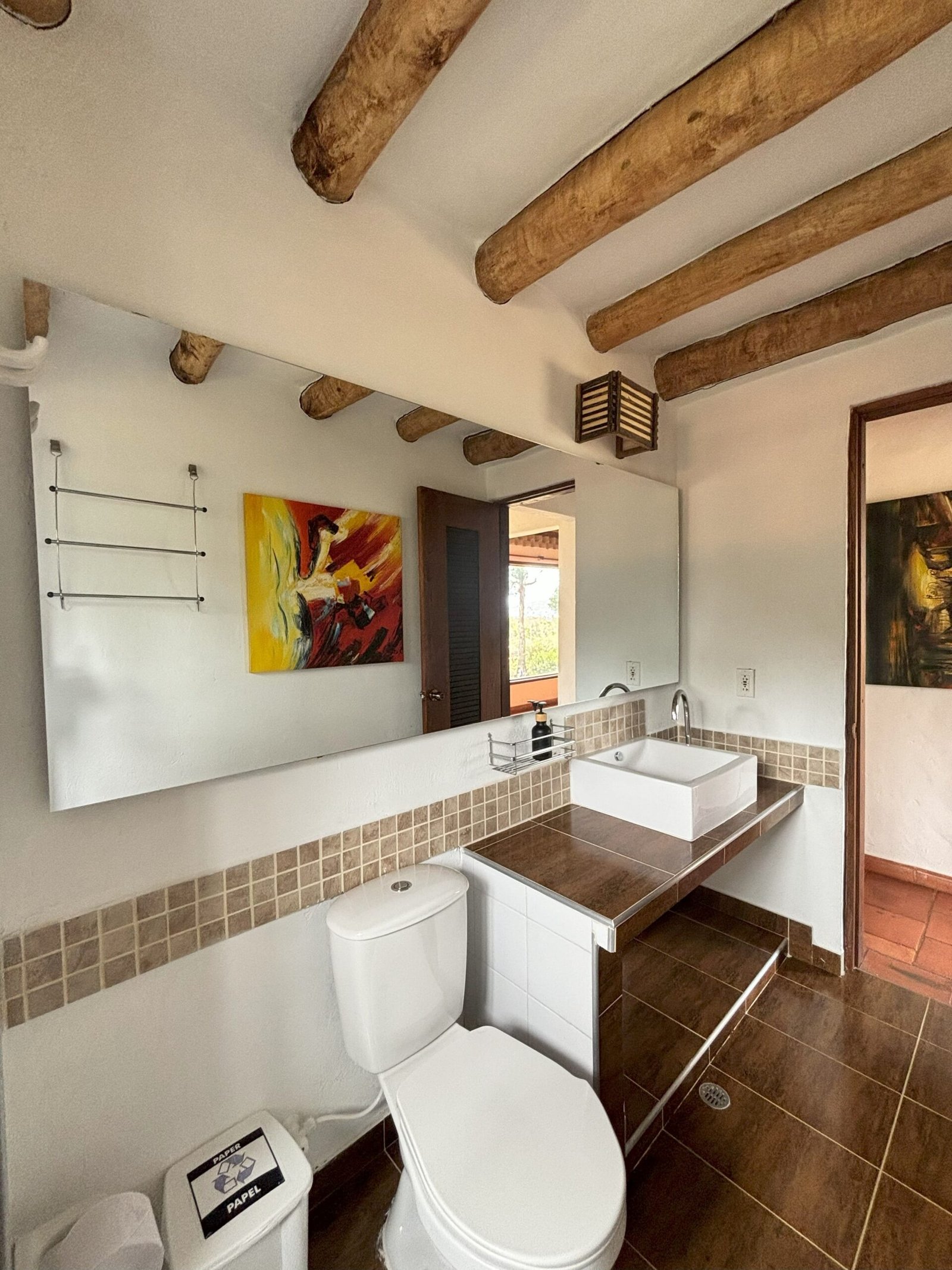 Baño apartamento Fuego en La Leyenda, Villa de Leyva