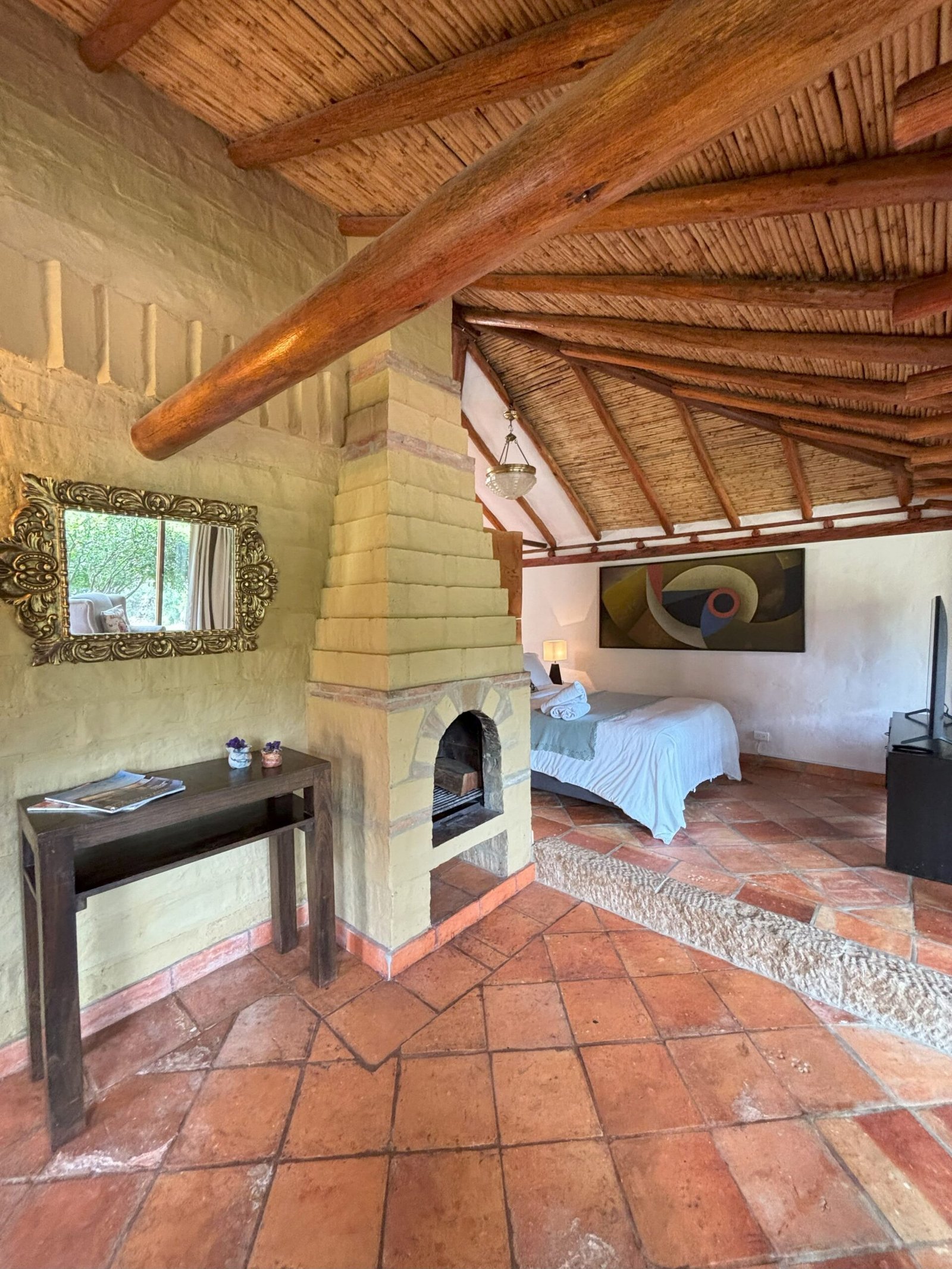 Chimenea Casa Brisa en la Leyenda Villa de Leyva