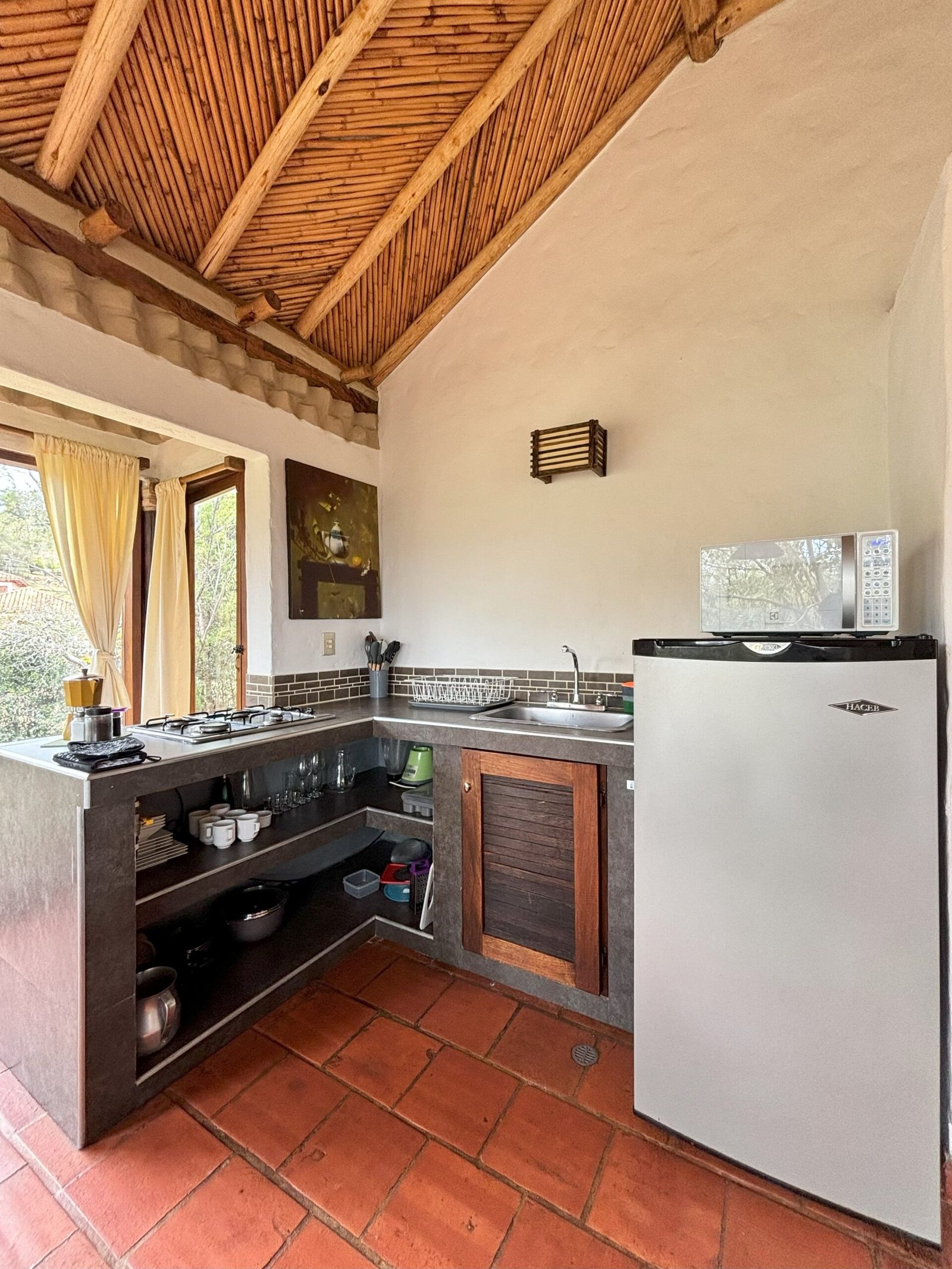 Cocina apartamento Fuego en La Leyenda, Villa de Leyva