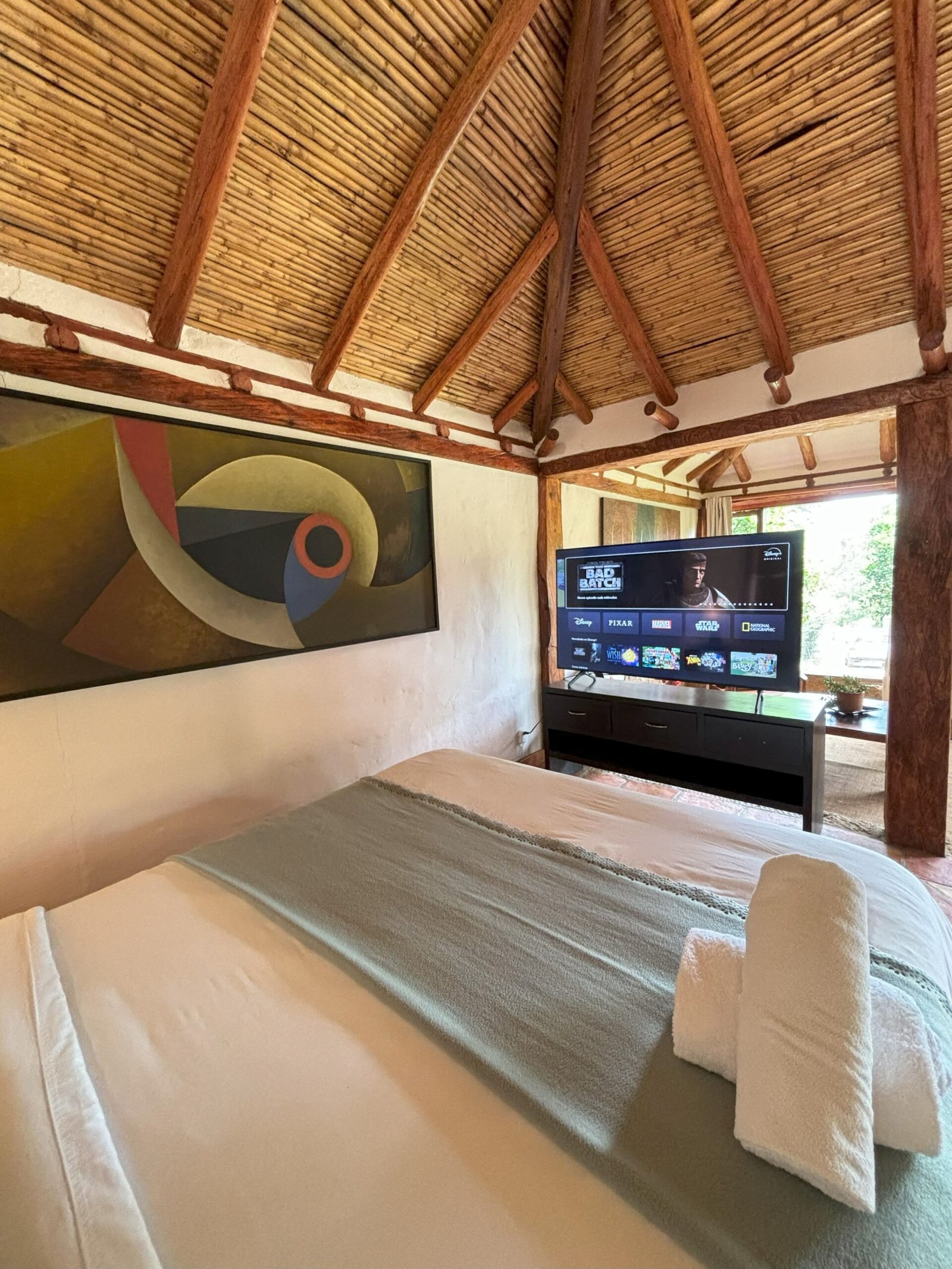 Televisor con Netflix y otras plataformas de streaming Casa Brisa en la Leyenda Villa de Leyva